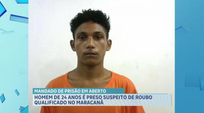 PM conduz homem com mandado de prisão em aberto por roubo no Maracanã
