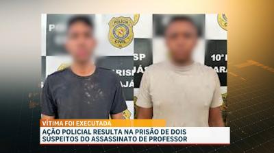 Suspeitos de homicídio de professor são presos no MA