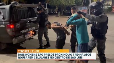 PM prende suspeitos de roubo a celulares no Centro da capital