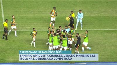 Sampaio vence Pinheiro e amplia vantagem na liderança do Estadual