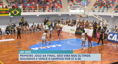 Sesi vence Sampaio Basquete pelo 1º jogo da final da LBF