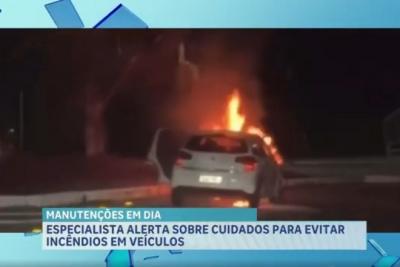 Falhas elétricas e falta de manutenção estão entre as principais causas de incêndios em veículos