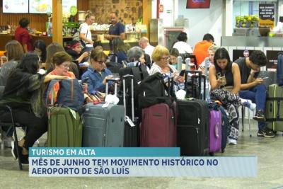 Aeroporto de São Luís bate recorde de movimentação em junho de 2025