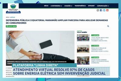 Defensoria do Maranhão e Equatorial ampliam atendimento virtual em todo o estado