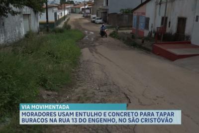 Buracos e falta de infraestrutura causam transtornos no Jardim São Cristóvão, em São Luís