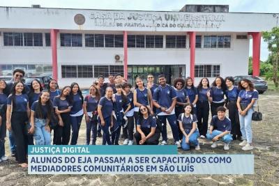 Alunos da EJA de São Luís podem se qualificar como mediadores digitais em parceria com o TJ