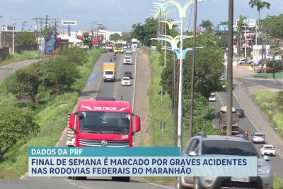 PRF registra nove acidentes e três mortes nas rodovias federais do Maranhão