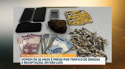 Dois homens são presos por tráfico de drogas em bairros de São Luís