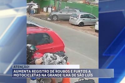 Aumenta registro de roubos e furtos a motocicletas na grande ilha de São Luís