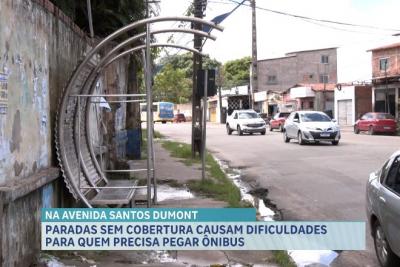 Paradas sem cobertura causam dificuldades para quem precisa pegar ônibus em São Luís