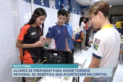 Estudantes se preparam para o maior torneio regional de robótica do Brasil