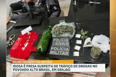 Idosa é presa suspeita de tráfico de drogas em Grajaú