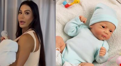 Reipert: Gracyanne força a barra com bebê reborn para se manter na mídia