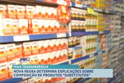 Nova regra obriga empresas a explicar sobre composição de produtos "substitutos"