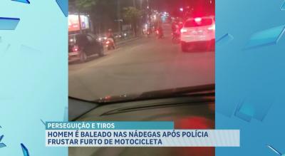 Furto de moto termina com suspeito baleado e preso na região da Cohama