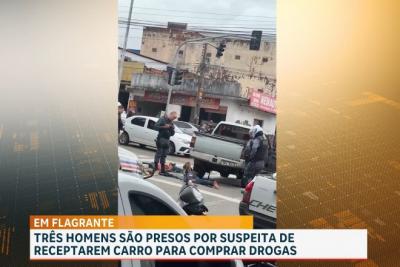 Polícia recupera veículo furtado e prende três suspeitos em São Luís