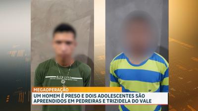 Homem é preso e menores são conduzidos por suspeita de assalto e posse irregular de arma de fogo