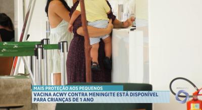 Vacina meningocócica ACWY já está sendo ofertada para crianças com 12 meses de vida