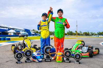 Irmãos maranhenses fazem história no automobilismo nacional com dobradinha rara no pódio da Copa Brasil de Kart