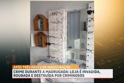 Loja é invadida, roubada e destruída por criminosos em Paço do Lumiar