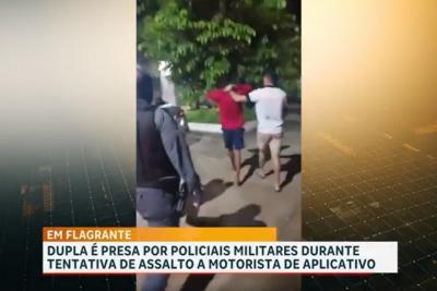 Dupla é presa após tentativa de assalto a motorista de aplicativo em São Luís