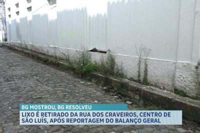 Denúncia no Balanço Geral resolve descarte de lixo no Centro de São Luís