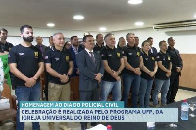 Igreja Universal presta homenagem a novos delegados e destaca parceria com forças de segurança