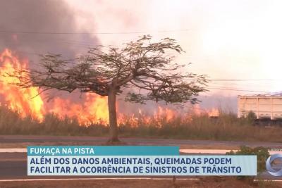 Queimadas agravam risco de acidentes nas rodovias maranhenses