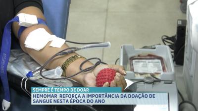 HEMOMAR reforça a importância da doação de sangue durante o fim do ano