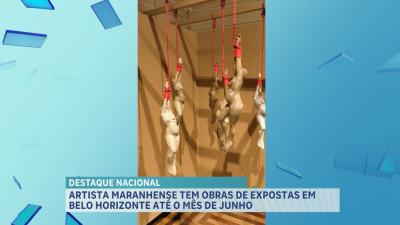 Artista maranhense expõe obras sobre o feminino em Belo Horizonte