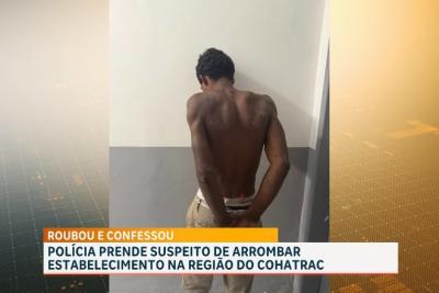 PM prende homem em flagrante após furto a metalúrgica em São Luís