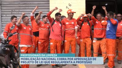 Trabalhadores da limpeza urbana paralisam atividades em São Luís e cobram aprovação de projeto no Senado