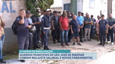 Guardas municipais de São José de Ribamar realizam paralisação por melhores condições de trabalho