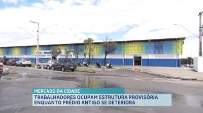 Mercado da Cidade: feirantes denunciam abandono em estrutura provisória