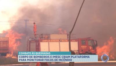 Corpo de Bombeiros e IMESC criam plataforma para monitorar queimadas no Maranhão