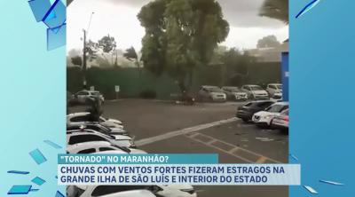 Tempestades com ventos fortes provocam destruição na Grande São Luís e interior do estado