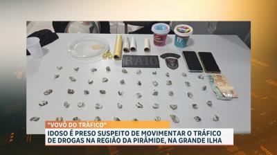 PM conduz idoso suspeito de tráfico de drogas em São Luís
