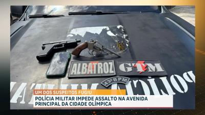  PM impede assalto na avenida principal da Cidade Olímpica 