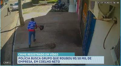 Assaltantes roubam 50 mil reais em plena luz do dia, em Coelho Neto