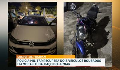 Polícia Militar recupera dois veículos roubados no Mocajituba