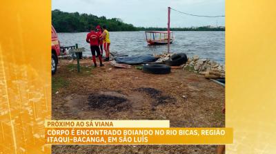 Corpo de homem é encontrado boiando no Rio das Bicas, em São Luís