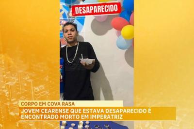 Caso Breno: jovem de 18 anos sequestrado em Imperatriz, é encontrado morto