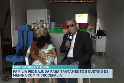 Família faz apelo para continuar tratamento de criança com microcefalia em São luís