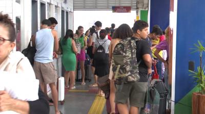 Fim do período carnavalesco movimenta Terminal de Passageiros da Baixada 