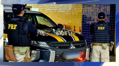 PRF apreende relógios sem nota fiscal durante fiscalização na BR-226