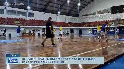 Balsas futsal entra em reta final de treinos para estreia na LFN Silver