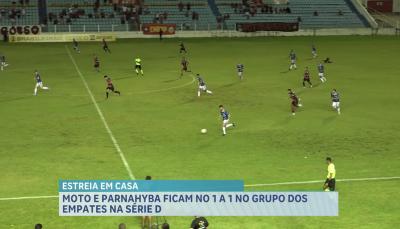 Moto Club e Parnahyba empatam na estreia da Série D no Gigante da Vila Passos