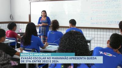 Evasão escolar no Maranhão apresenta queda de 31% entre 2022 e 2024