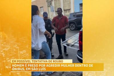 Justiça determina prisão de homem por agredir mulher dentro de ônibus, em São Luís