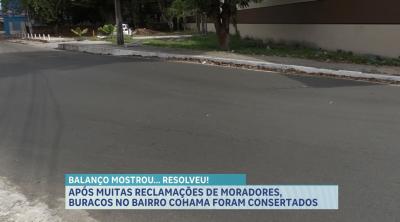 BG Resolveu: falhas na pavimentação foram resolvidas no bairro Cohama, em São Luís